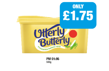 Utterly Butterly - Now Only £1.75 at Family Shopper