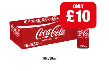 Classic Coca Cola Cans - Now Only £10 at Family Shopper