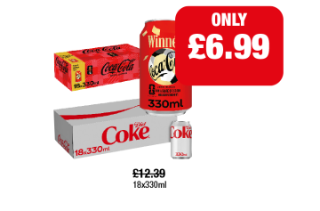 Coca Cola Zero, Diet Coke - Now Only £6.99 at Family Shopper