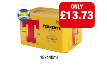 Tennents - Now Only £13.73 at Family Shopper