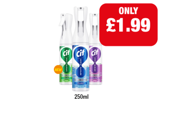 Cif All In One Fresh, Sensitive, Clean - Now Only £1.99 at Family Shopper