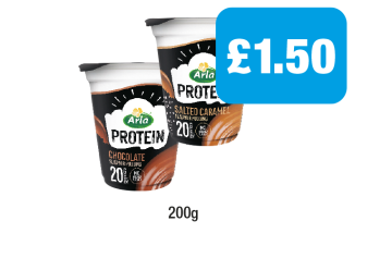 Arla Protein Pudding Chocolate, Salted Caramel - Now Only £1.50 at Family Shopper