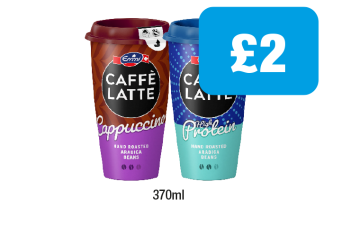 Emmi Caffe Latte Cappuccino, High Protein - Now Only £2 at Family Shopper
