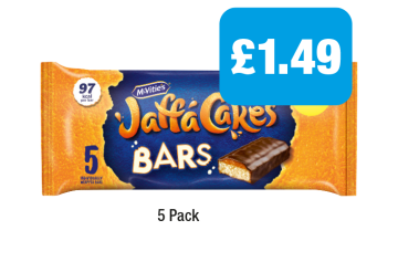 Jaffa Cakes Bars - Now Only £1.39 at Family Shopper