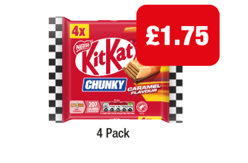KitKat Chunky Caramel Flavour - Now Only £1.75 at Family Shopper