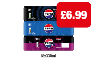 Pepsi, Max, Cherry - Now Only £6.99 at Family Shopper