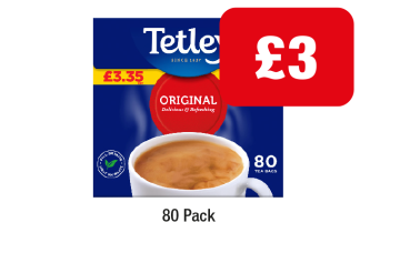 Tetley - Now Only £3 at Family Shopper