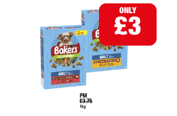 Bakers Beef, Chicken - Now Only £3 at Family Shopper