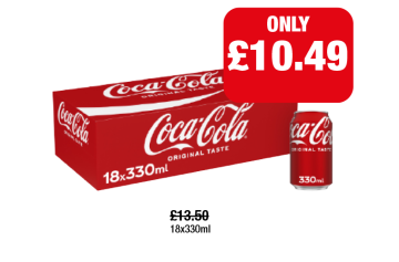Coca Cola - Now Only £10.49 at Family Shopper