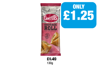 Ginster's Sausage Roll - Now Only £1.25 at Family Shopper