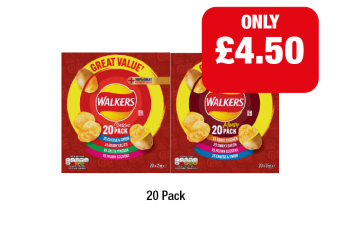 Walkers Variety Pack Classic, Meaty - Now Only £4.50 at Family Shopper