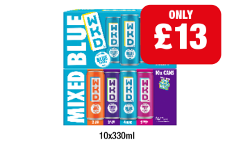 WKD Blue, Variety Pack - Now Only £13 at Family Shopper