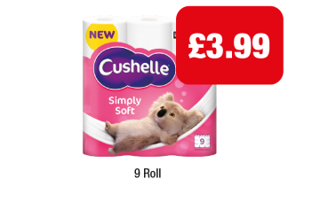 Cushelle Simply Soft - Now Only £3.99 at Family Shopper