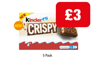 Kinder Crispy - Now Only £3 at Family Shopper