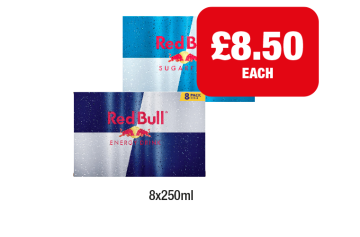 Red Bull, Sugarfree - Now Only £8.50 at Family Shopper