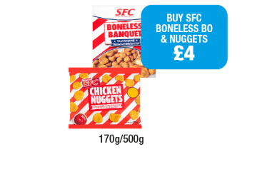 SFC Boneless Banquet, Chicken Nuggets - Buy SFC Boneless Box & Nuggets for £4 at Family Shopper