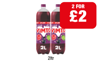 Vimto - Any 2 for £2 at Family Shopper