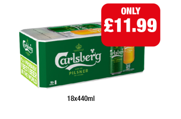 Carlsberg - Now Only £11.99 at Family Shopper