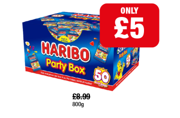 Haribo Party Box - Now Only £5 at Family Shopper