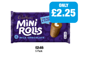 Mini Rolls - Now Only £2.25 at Family Shopper