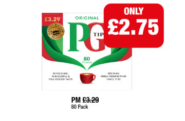 PG Tips - Now Only £2.75 at Family Shopper