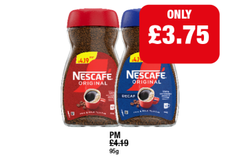 Nescafe Original, Decaf - Now Only £3.75 at Family Shopper