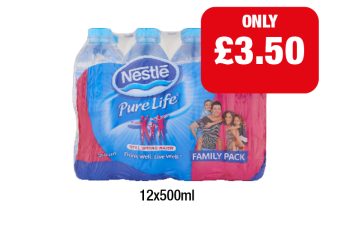Nestle Pure Life - Now Only £3.50 at Family Shopper