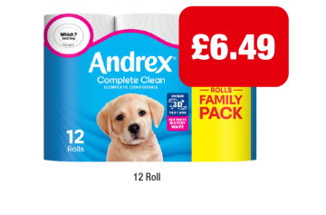 Andrex Complete Clean - Now Only £6.49 at Premier