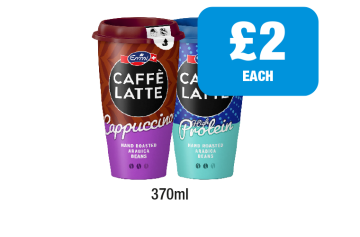 Caffe Latte Cappuccino, High Protein - Now Only £2 at Premier