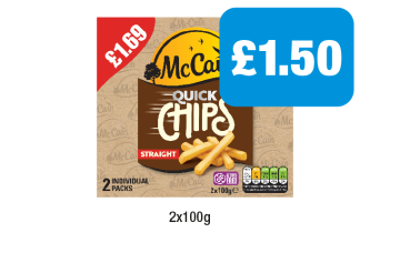 McCain Quick Chips Straight - Now Only £1.50 at Premier