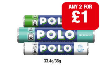 Polo Original, Spearmint, Sugar Free - Any 2 for £1 at Premier