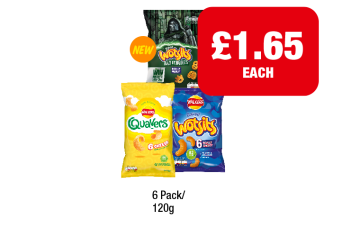 Quavers, Wotsits, Bag of Bones - Now Only £1.65 at Premier