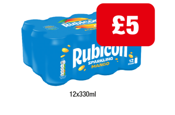 Rubicon Sparkling Mango - Now Only £5 at Premier