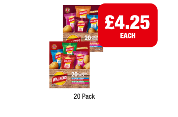 Walkers Variety Pack Classic, Meaty - Now Only £4.50 at Premier