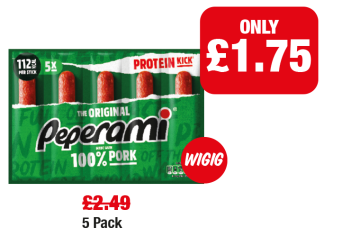 Peperami The Original - Was £2.49 - Now only £1.75 at Family Shopper