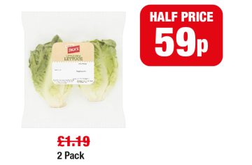 JACK's Little Gem Lettuce - Half Price - Now 59p at Family Shopper