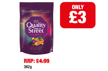 Quality Street Pouch - RRP: £4.99 - Now only £3 at Family Shopper