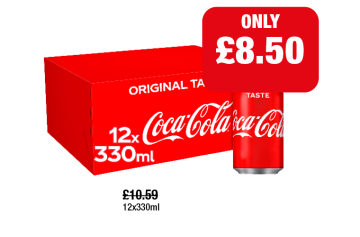 Coca Cola - Now Only £8.50 at Premier