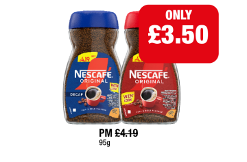 Nescafe, Decaf - Now Only £3.50 at Premier