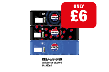 Pepsi, Max, Cherry - Now Only £6 at Premier