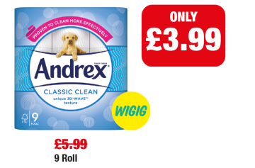 Andrex Classic Clean - Was £5.99 - Now only £3.99 at Family Shopper