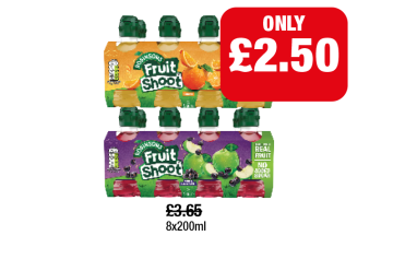Fruit Shoot Orange, Apple & Blackcurrant - Now Only £2.50 at Family Shopper