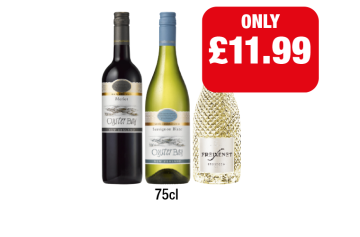 Oyster Bay Merlot, Sauvignon Blanc, Freixenet Prosecco - Now Only £11.99 at Family Shopper