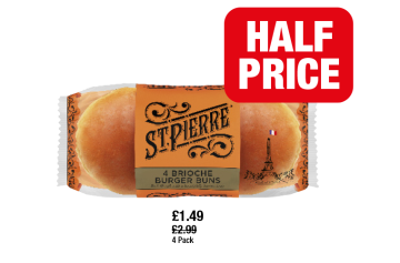 St Pierre Brioche Buns - Now Half Price at Family Shopper