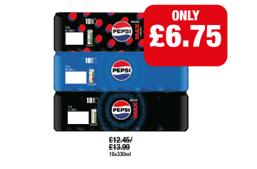 Pepsi, Max, Cherry Max - Now Only £6.75 at Family Shopper