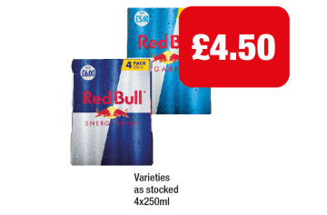 Red Bull, Sugarfree - Now Only £4.50 at Family Shopper